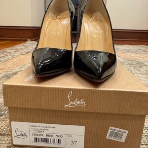 Christian Louboutin Black Patent Leather Heels